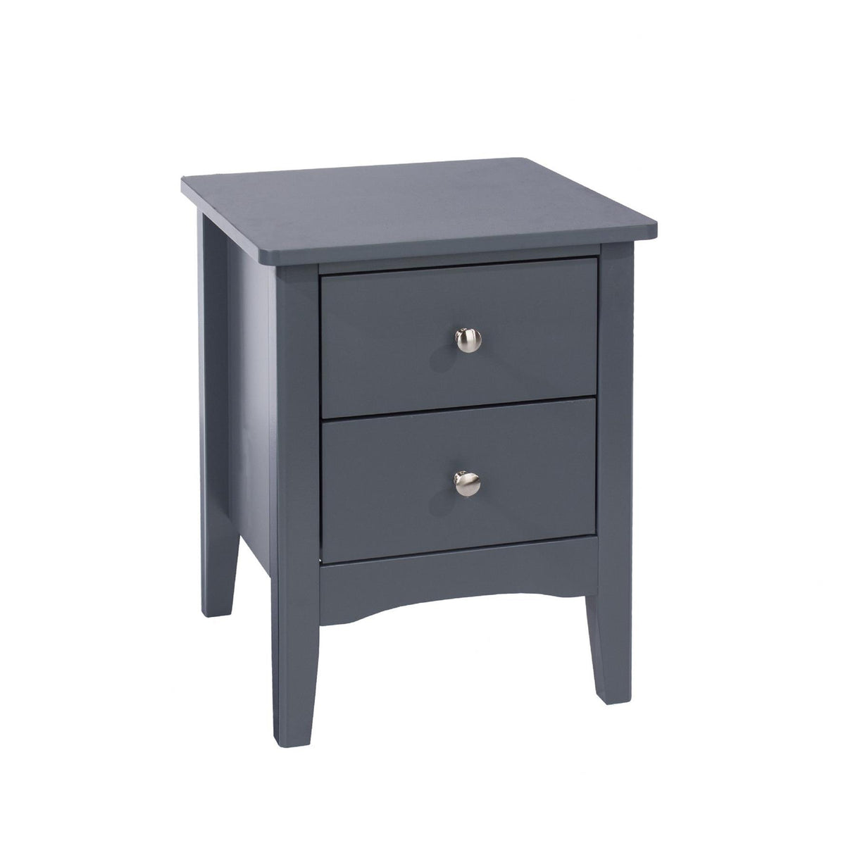Como 2 Petite Drawer Bedside Cabinet-Midnight Blue