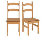 Budget Mexican Chair - Distressed Waxed Pine