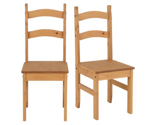 Budget Mexican Chair - Distressed Waxed Pine
