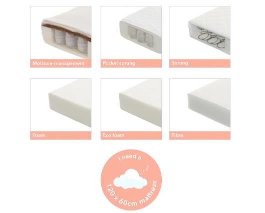 Evie Mini Cot Bed - Cashmere