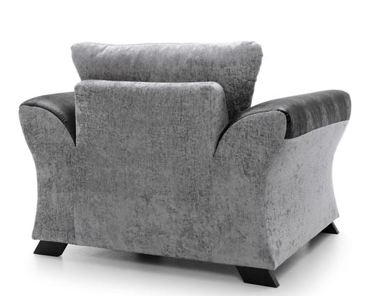 Farrow Armchair - Black & Charcoal