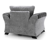 Farrow Armchair - Black & Charcoal