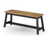 Live edge large dining bench