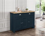 Highgate 3 Door 2 Drawer Sideboard- Navy