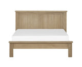 Memphis Double Bed - Limed Oak