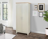 Highgate 2 Door Wardrobe-Cream