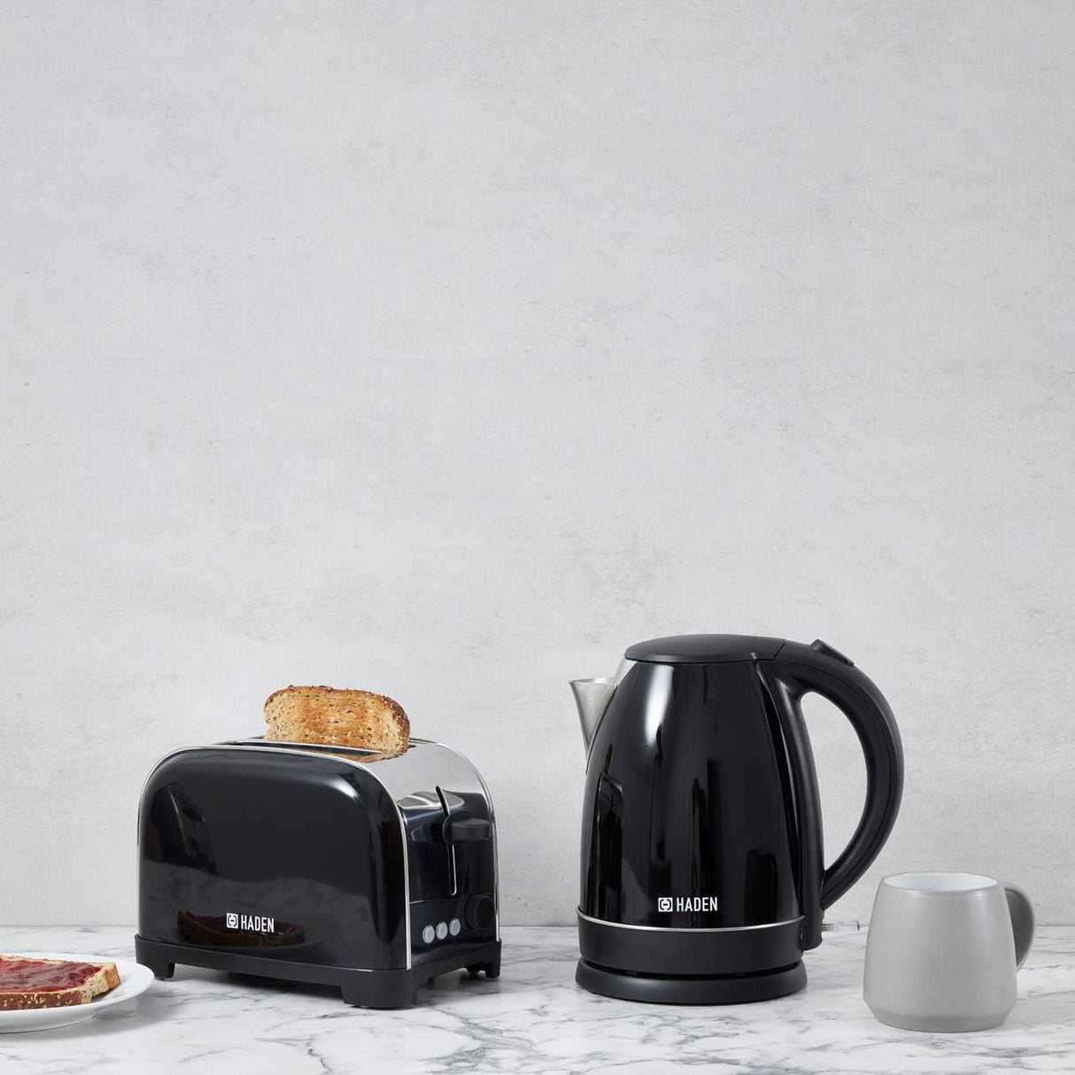 Iver 2 Slice Toaster Black