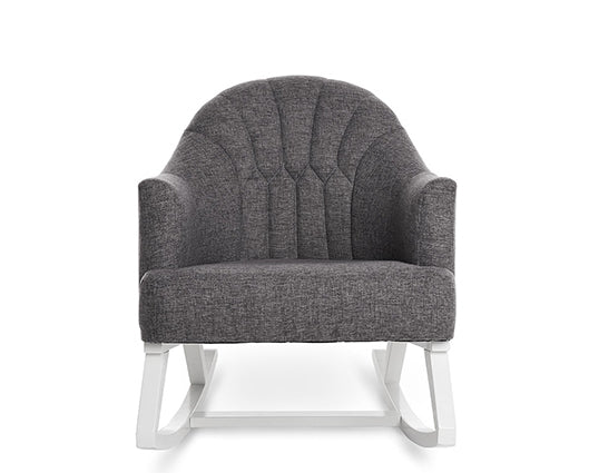 Round Back Rocking Chair - Dark Grey