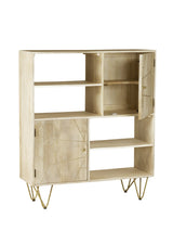 Light Gold Display Cabinet