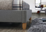 Stockholm King Bed - Grey