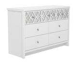 Arianna 3+4 Drawer Chest White