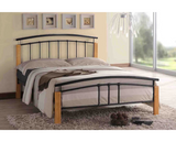 Tetras Double Bed Frame - Black & Oak