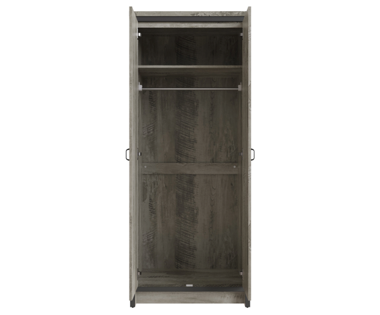 Boston 2 Door Wardrobe Grey