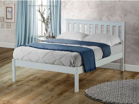 Denver Double Bed - White