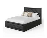 Hollywood Ottoman Double Bed - Black