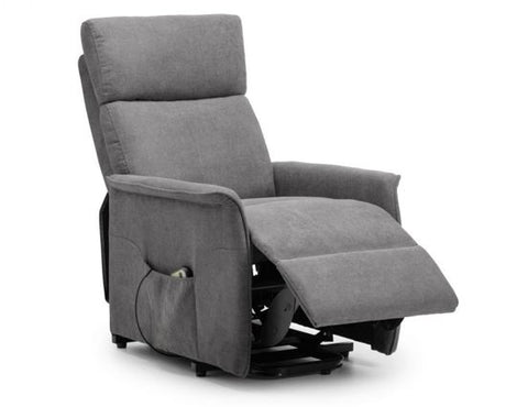 HELENA RISE & RECLINE CHAIR - CHARCOAL FABRIC