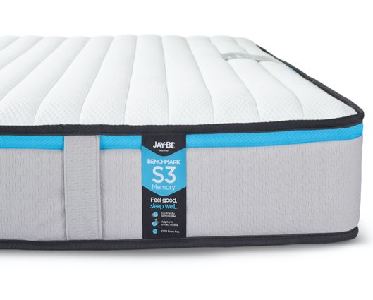 Jay-Be Benchmark S3 Memory Eco Friendly Mattress - King