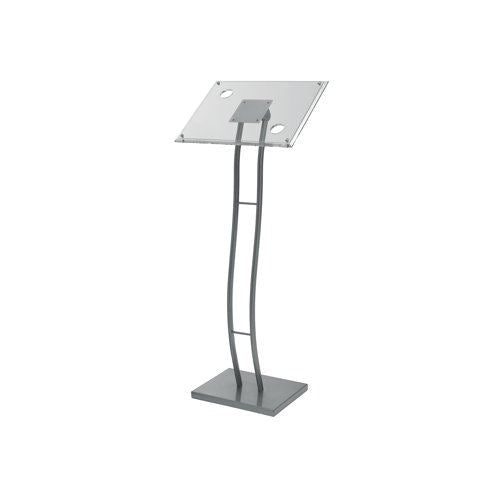 Deflecto Curve Floor Standing Sign&#47;Information Holder A3 370x280x1285mm 2046A3