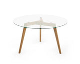 Bryant Round Glass Coffee Table