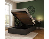 end lift ottoman 90cm grey