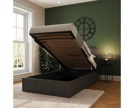 end lift ottoman 90cm grey
