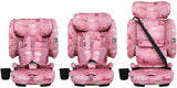 On the Go i-size Travel Car Seat - Itchy Feet Rosy
