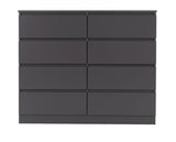 Malvern 8 Drawer Chest - Grey