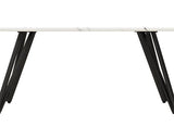 MARLOW COFFEE TABLE - WHITE MARBLE EFFECT