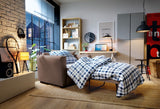 Olly Single Sofa Bed - Tan Brown