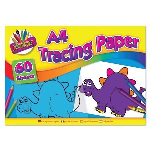 Art Box Tracing Paper Pad A4 60 Sheets (Pack of 12) TAL05069