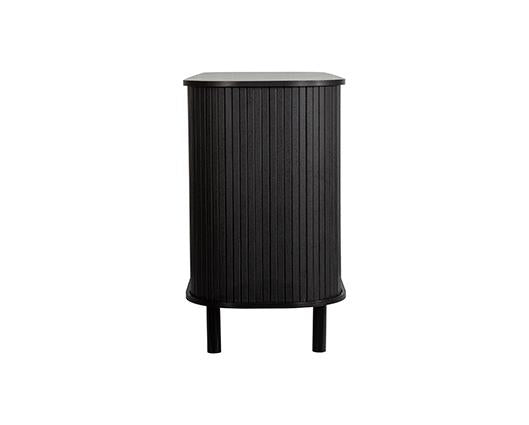 Axel 2 Door Fluted Sideboard - Black