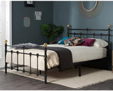 Atlas Small Double Bed - Black