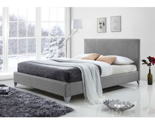 Brooklyn King Size Bed Frame-Grey