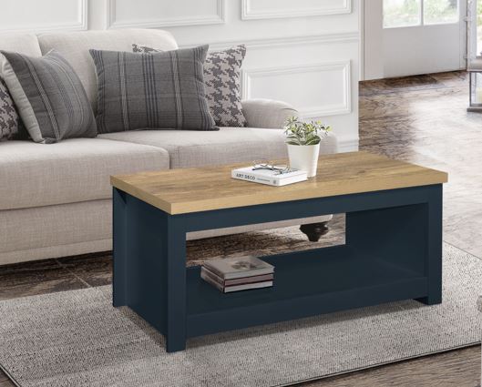 Highgate Coffee Table-Navy