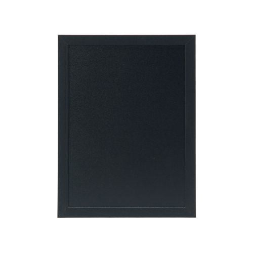 Securit Woody Chalkboard with White Chalk Marker and Mounting Kit 300xx10x400mm Black WBW-BL-30-40