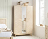 Herringford 3 Door Wardrobe with Mirror