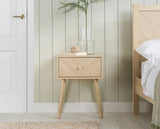 Herringford 1 Drawer Bedside Oak