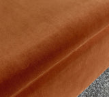 Mystica ottoman storage bench russet