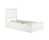 Phoenix Single Ottoman Bed - White