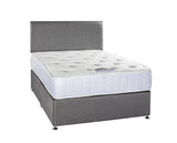 4'6ft Windsor Divan and Mattress Set + Headboard- Double