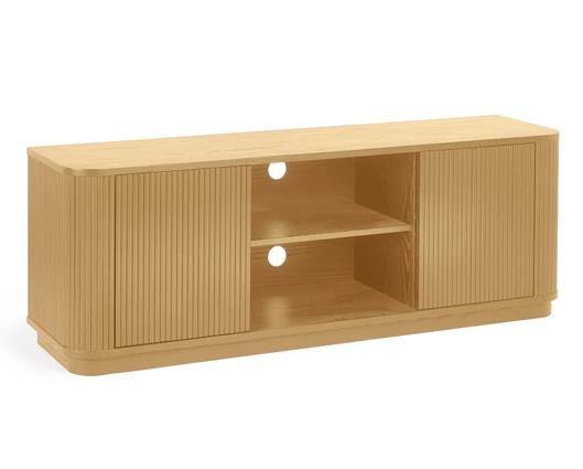 Louis Light Oak Effect Fluted TV Unit Light Oak