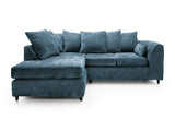 Harriet Left Corner Sofa - Dark Blue
