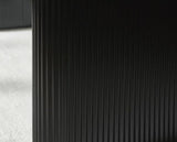 Bolivia Oval Dining Table White & Black