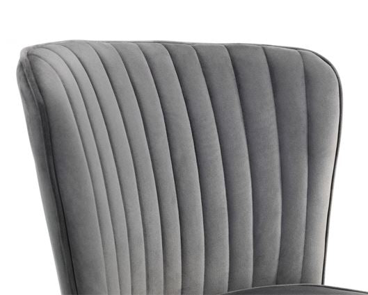 SET OF 2 CANNES DINING CHAIRS - GREY