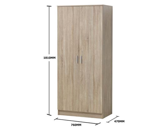 2 Door Wardrobe