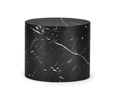 Toba Oval Nest of Tables Black Marble Effect