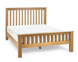 Mallory High Footend Double Bed - Oak FSC MIX 70% (INT-COC-002320)