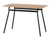 WARREN 1+4 DINING SET - RUSSET OAK EFFECT/BLACK