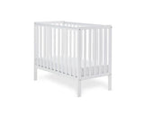 Bantam Space Saver Cot & Fibre Mattress-White