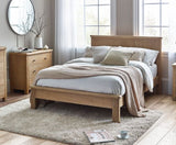 Memphis King Bed - Limed Oak